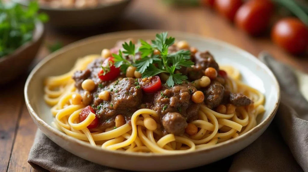 French Onion Beef and Noodles: A Hearty Comfort Meal in 30 Minutes 5 French Onion Beef and Noodles