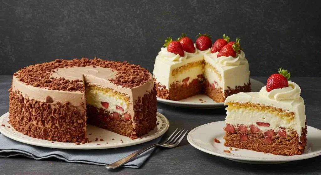 Discover 5 Irresistibly Tasty Cakes That Will Wow Your Taste Buds 4 Freshly baked tasty cakes decorated with colorful frosting and sprinkles