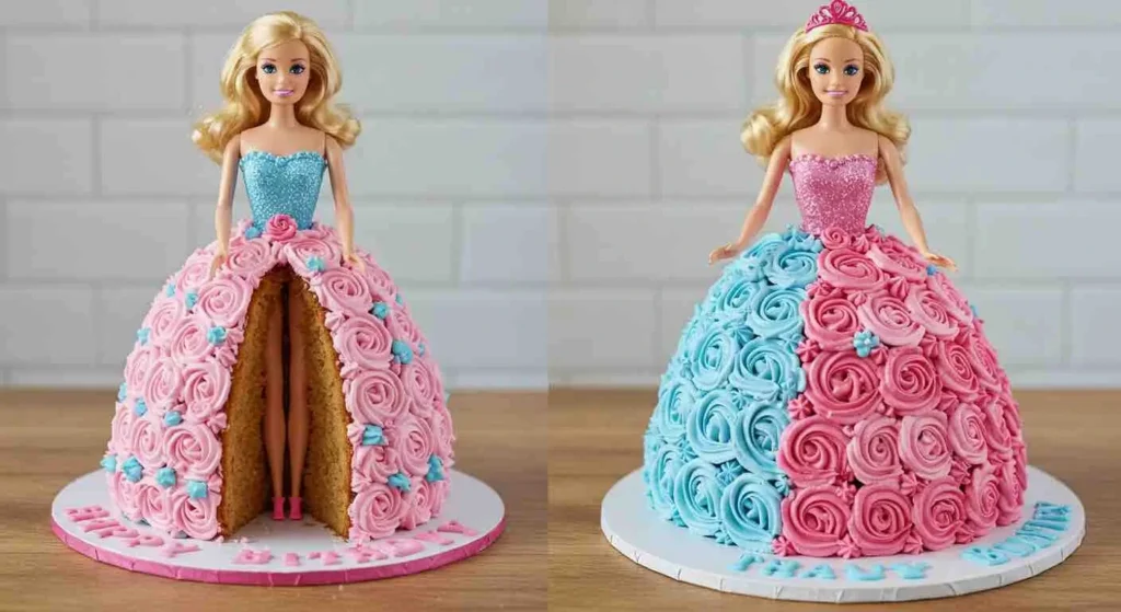 How to Make a Stunning Barbie Cake: Step-by-Step Guide for Beginners 4 Beautifully decorated Barbie cake with pink frosting, perfect for a themed birthday celebration.